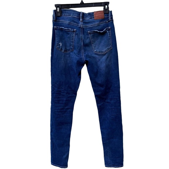 Lucky Brand Size 4/27 A Brooke Legging Jeans Distressed Skinny Denim Stretch Blu - Picture 2 of 16
